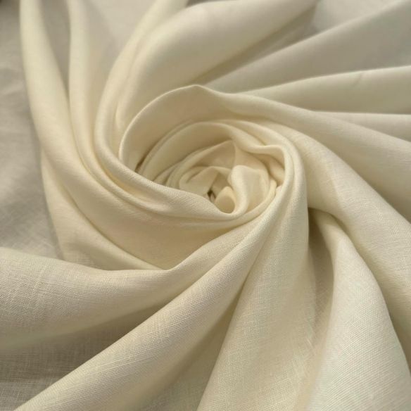 Tecido Linho Puro Off White