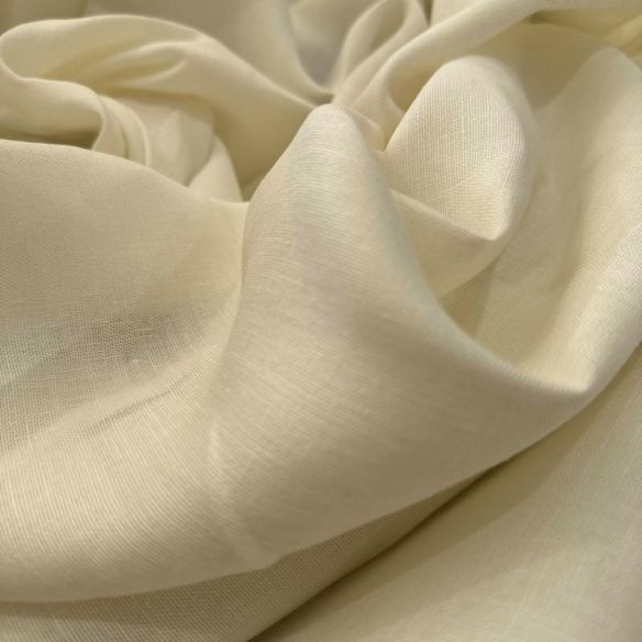 Tecido Linho Puro Off White
