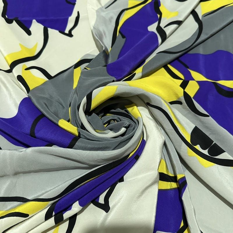 Retalho Crepe Seda Pura (cor) - (tamanho) - REF-2648 • Luema Tecidos