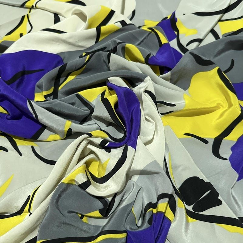 Retalho Crepe Seda Pura (cor) - (tamanho) - REF-2648 • Luema Tecidos