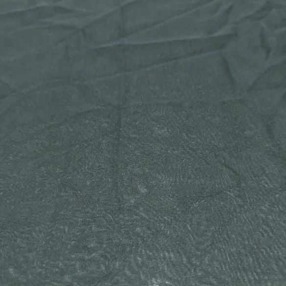 Retalho Musseline Seda Pura Preto - 1,10 metros - REF-2658 • Luema