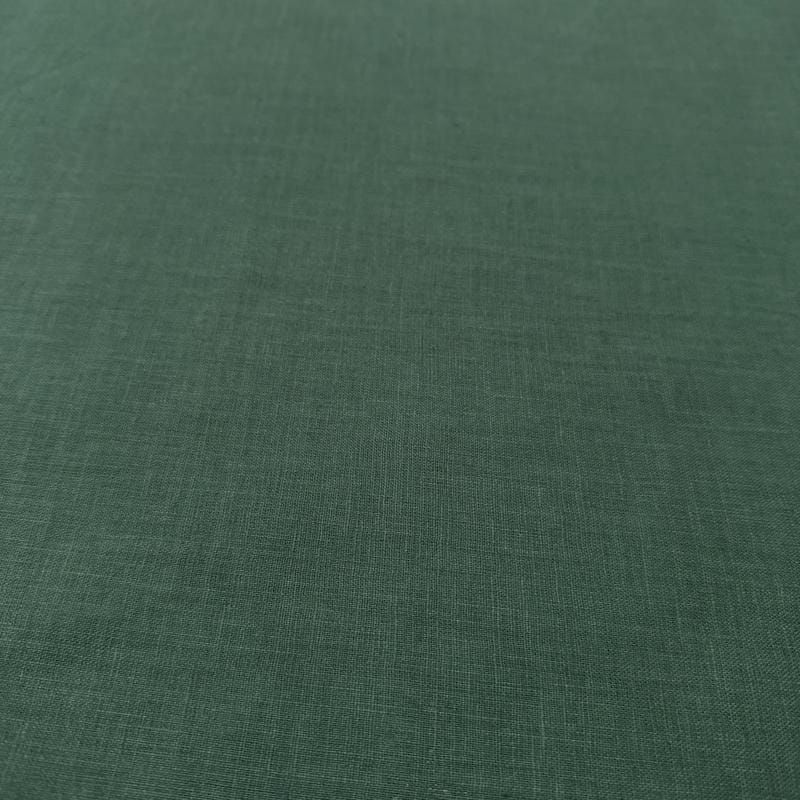 Tecido Linho Puro Verde Militar • Luema Tecidos