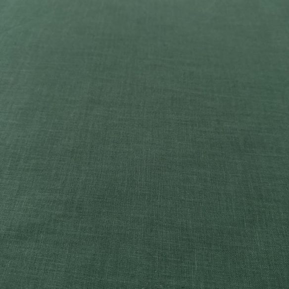 Tecido Linho Puro Verde Militar • Luema Tecidos