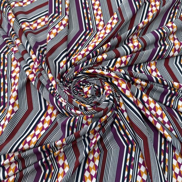 Tecido Malha Fluity Estampada Chevron Missoni • Luema Tecidos