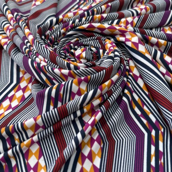 Tecido Malha Fluity Estampada Chevron Missoni • Luema Tecidos