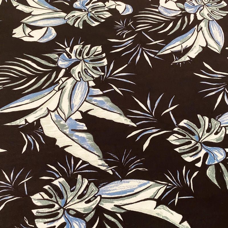 Tecido Liganete Brisa Tropical Noturna • Luema Tecidos