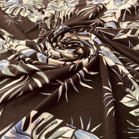 Tecido Liganete Brisa Tropical Noturna • Luema Tecidos 2