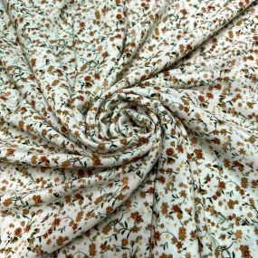 Tecido Viscolinho Estampado Campo Doce Primavera • Luema Tecidos