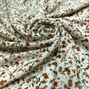 Tecido Viscolinho Estampado Campo Doce Primavera • Luema Tecidos 2