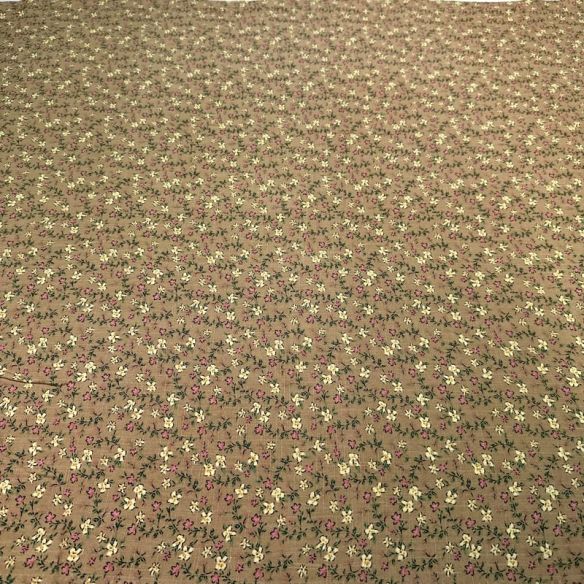 Tecido Viscolinho Estampado Jardim Antigo Rosado • Luema Tecidos