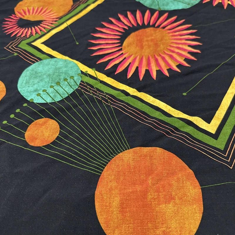 Retalho Viscolinho Estampado - 1,20 metros - REF • 2724 • Luema Tecidos