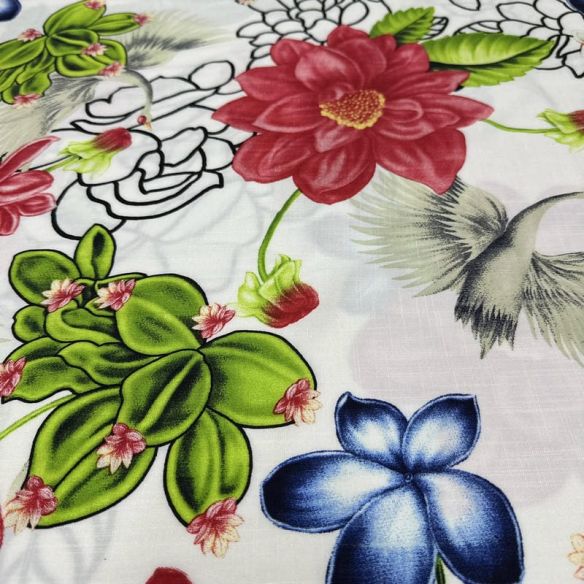 Retalho Viscolinho Estampado - 1,70 metros - REF • 2713 • Luema Tecidos