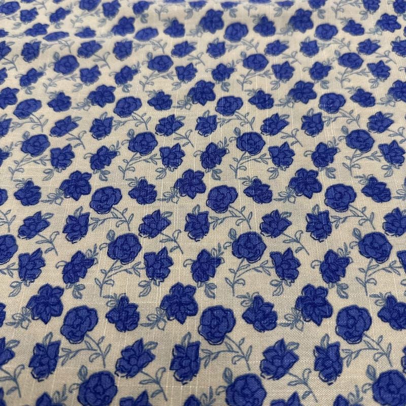 Retalho Viscolinho Estampado - 1,80 metros - REF • 2709 • Luema Tecidos