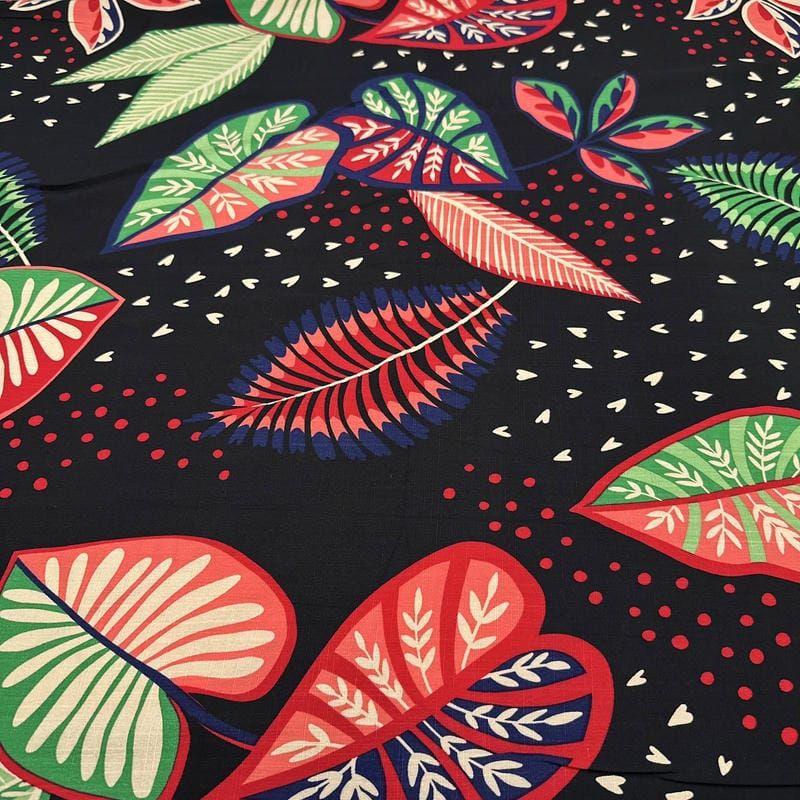 Retalho Viscolinho Estampado - 2,00 metros - REF • 2708 • Luema Tecidos