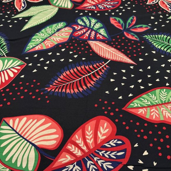 Retalho Viscolinho Estampado - 2,00 metros - REF • 2708 • Luema Tecidos