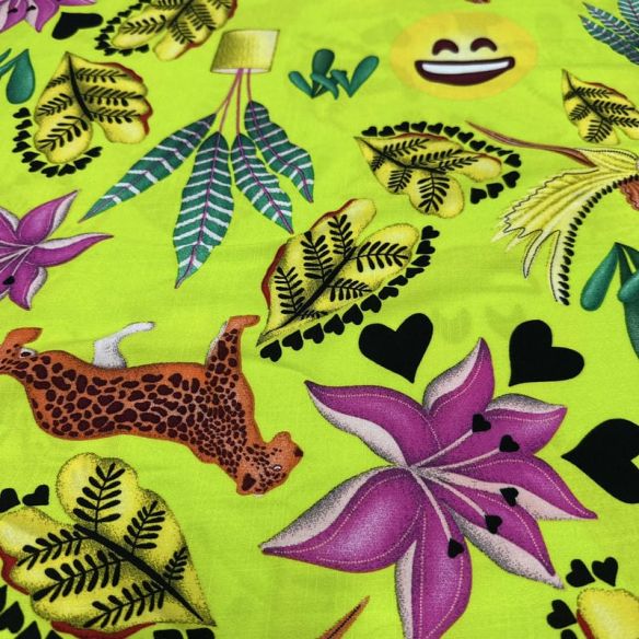 Retalho Viscolinho Estampado - 1,80 metros - REF • 2705 • Luema Tecidos