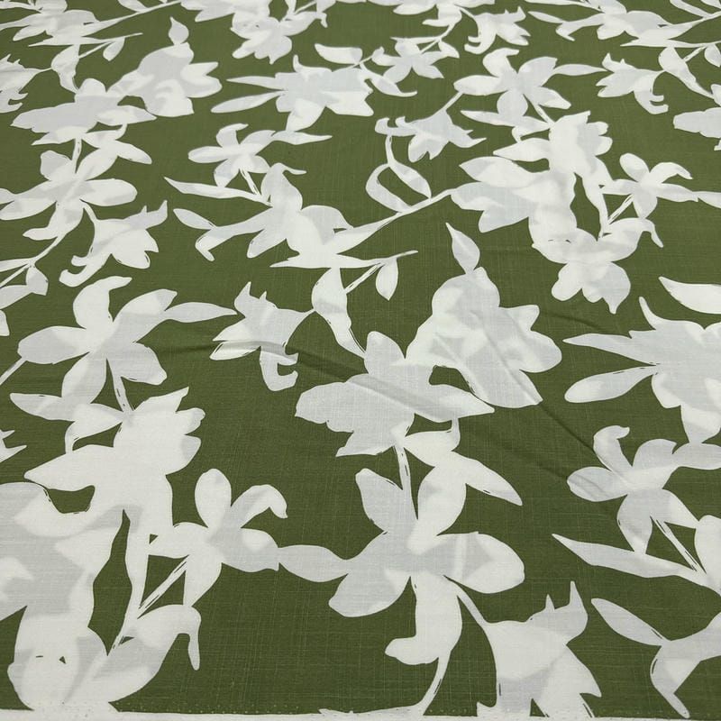 Retalho Viscolinho Estampado - 1,80 metros - REF • 2703 • Luema Tecidos