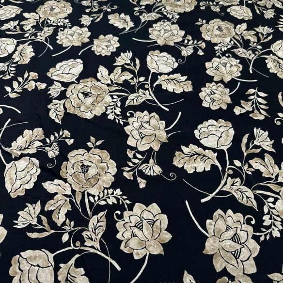 Retalho Viscolinho Estampado - 1,50 metros - REF • 2701 • Luema Tecidos