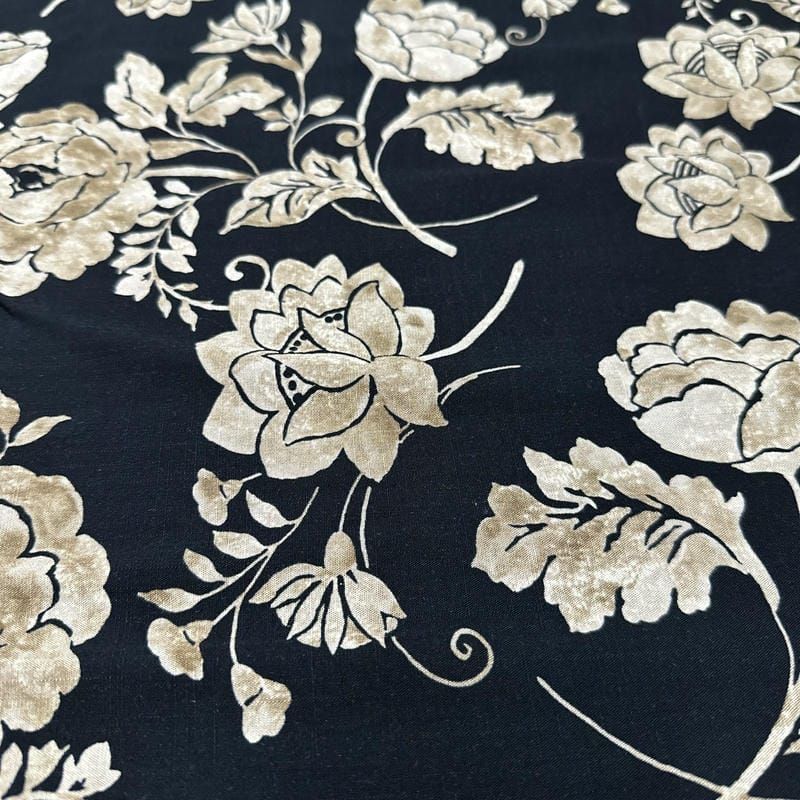 Retalho Viscolinho Estampado - 1,50 metros - REF • 2701 • Luema Tecidos