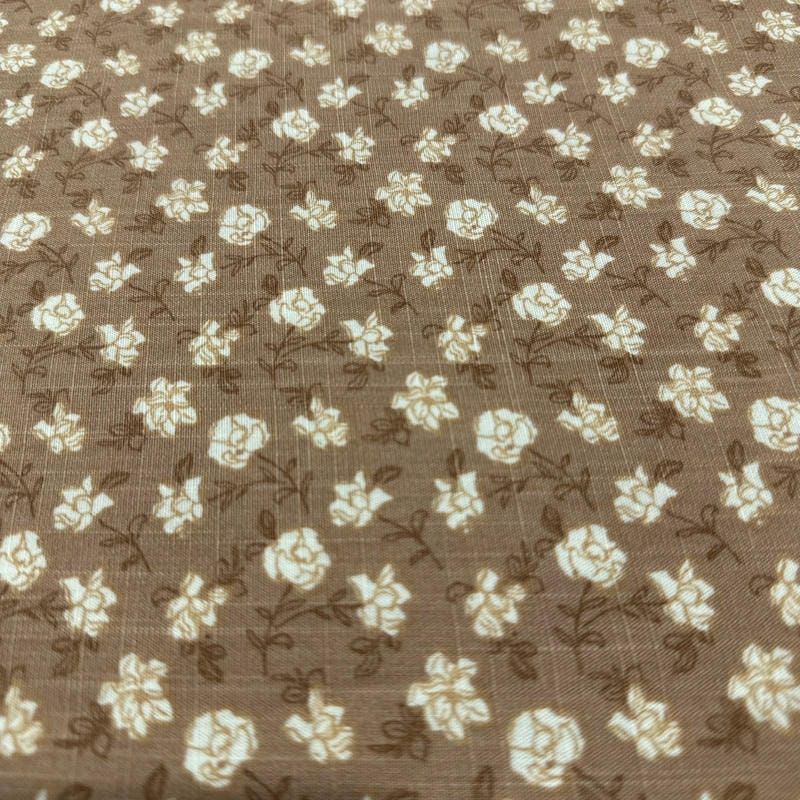 Retalho Viscolinho Estampado - 1,00 metros - REF • 2732 • Luema Tecidos