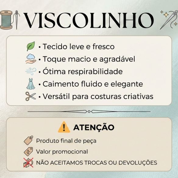 Retalho Viscolinho Estampado - 1,20 metros - REF • 2711 • Luema Tecidos