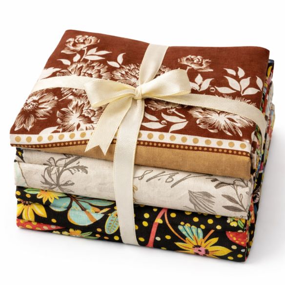 Kit 3 Retalhos de Viscolinho Estampado 60cm - REF • 2733 • Luema Tecidos