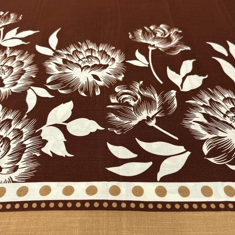 Kit 3 Retalhos de Viscolinho Estampado 60cm - REF • 2733 • Luema Tecidos