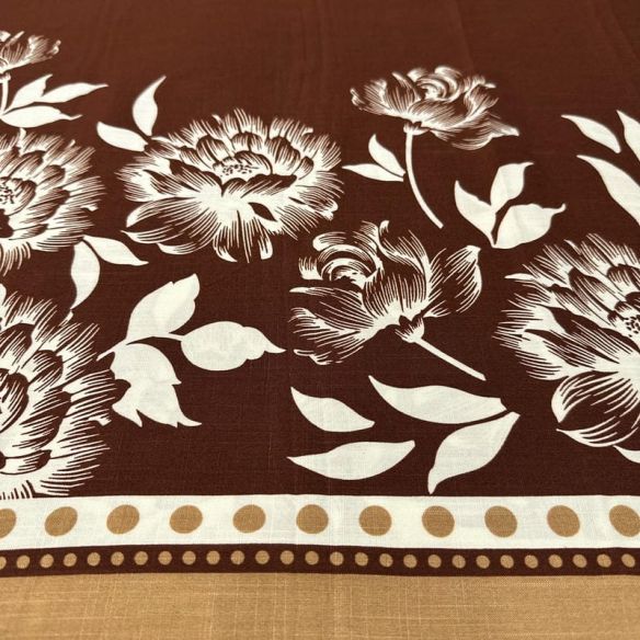 Kit 3 Retalhos de Viscolinho Estampado 60cm - REF • 2733 • Luema Tecidos