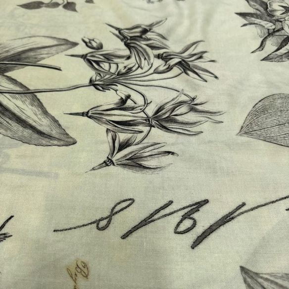 Kit 3 Retalhos de Viscolinho Estampado 60cm - REF • 2733 • Luema Tecidos