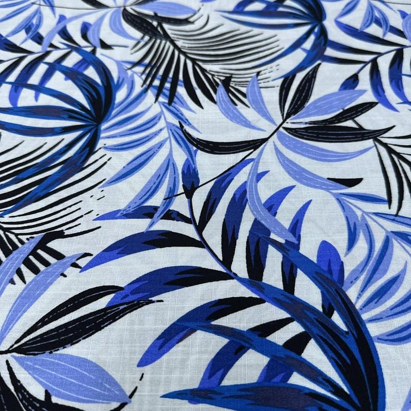 Kit 3 Retalhos de Viscolinho Estampado 70cm - REF • 2735 • Luema Tecidos