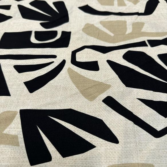 Kit 4 Retalhos de Viscolinho Estampado 80cm - REF • 2736 • Luema Tecidos