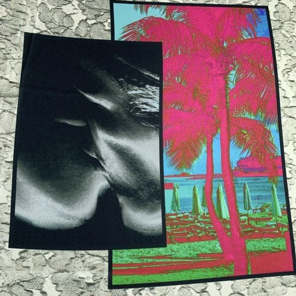 Crepe de Chine Quadros ANML • Luema Tecidos