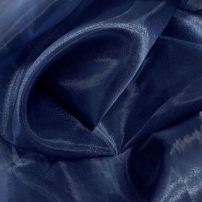 Tecido Organza Cristal Azul Marinho Tecido Organza Cristal Azul Marinho • Luema Tecidos