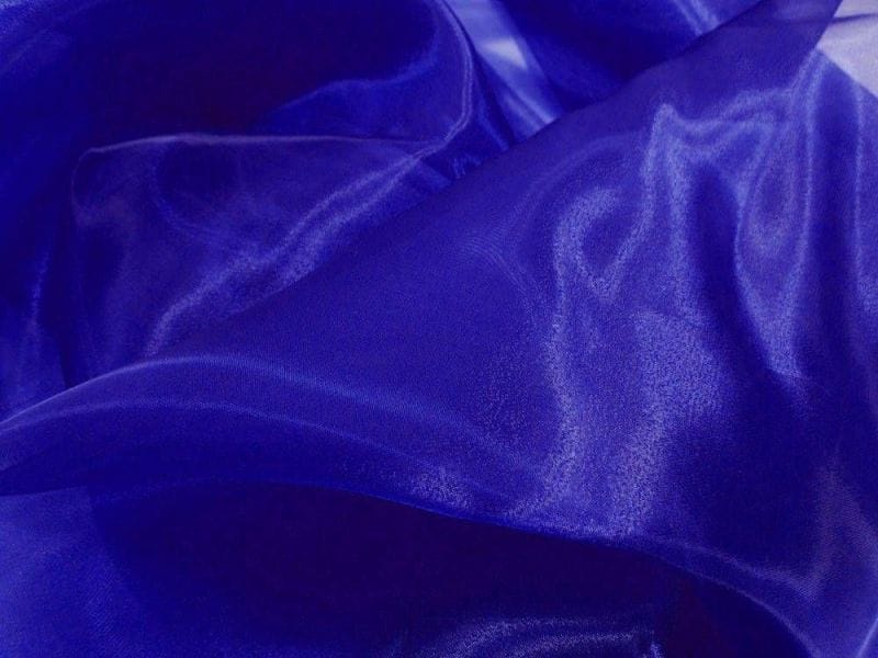 Tecido Organza Cristal Azul Royal • Luema Tecidos Tecido Organza Cristal Azul Royal • Luema Tecidos
