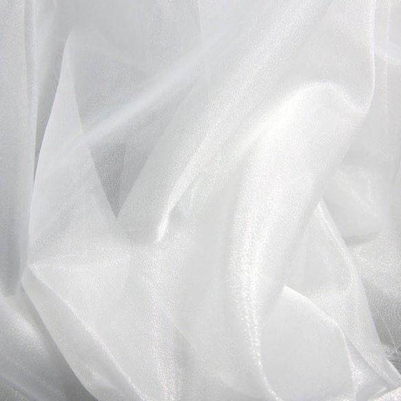 Tecido Organza Cristal Branco • Luema Tecidos Tecido Organza Cristal Branco • Luema Tecidos