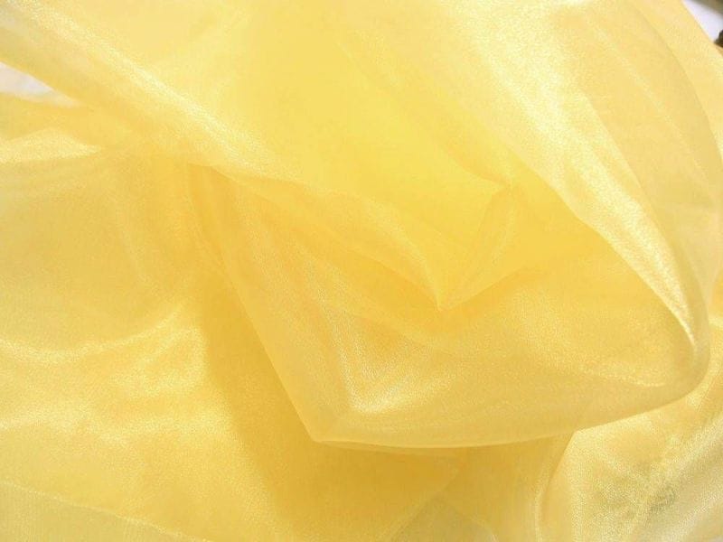 Tecido Organza Cristal Dourado • Luema Tecidos