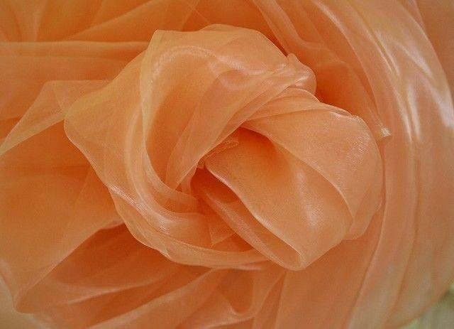Tecido Organza Cristal Salmão • Luema Tecidos Tecido Organza Cristal Salmão • Luema Tecidos