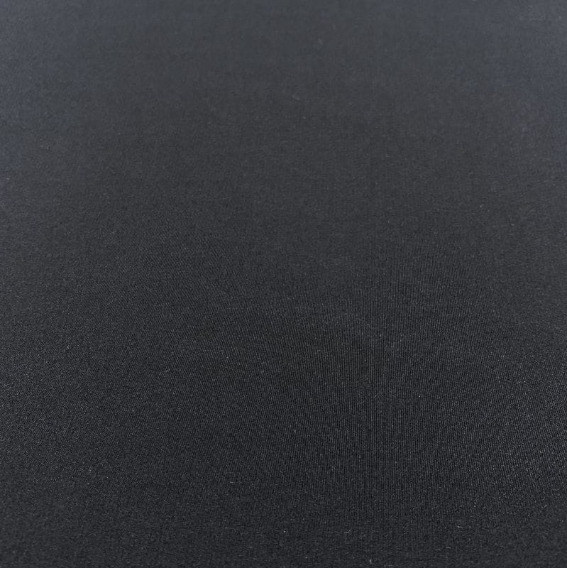 Tecido Crepe de Chine Seda Pura Preto • Luema Tecidos