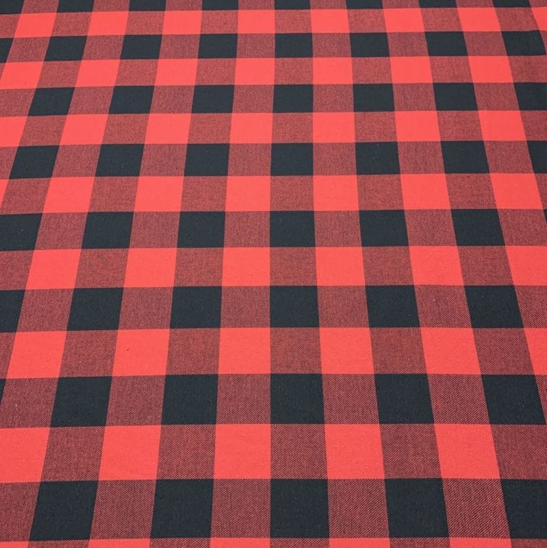 Tecido Flanela Xadrez Vermelho e Preto • Luema Tecidos Tecido Flanela Xadrez Vermelho e Preto • Luema Tecidos