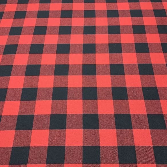 Tecido Flanela Xadrez Vermelho e Preto • Luema Tecidos Tecido Flanela Xadrez Vermelho e Preto • Luema Tecidos