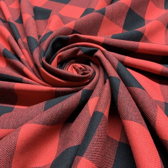 Tecido Flanela Xadrez Vermelho e Preto • Luema Tecidos Tecido Flanela Xadrez Vermelho e Preto • Luema Tecidos