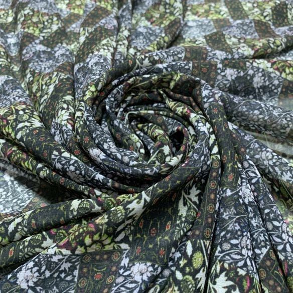 Musseline Estampado Micro Floral • Luema Tecidos