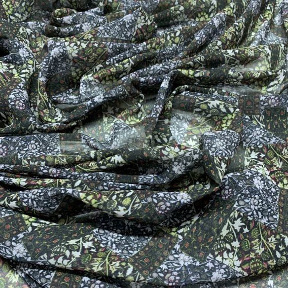 Musseline Estampado Micro Floral • Luema Tecidos