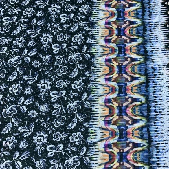 Musseline Estampado Listras Abstrato • Luema Tecidos