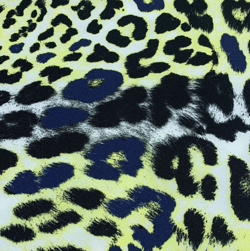 Crepe Viscose Estampada Onça RCN • Luema Tecidos