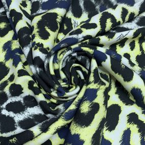 Crepe Viscose Estampada Onça RCN Crepe Viscose Estampada Onça RCN • Luema Tecidos