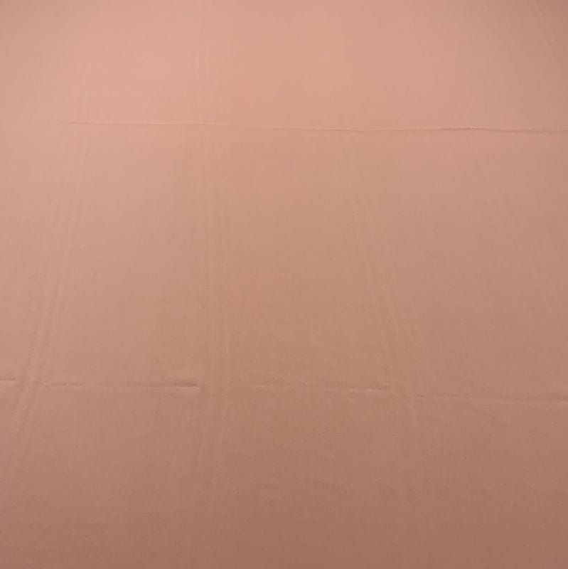 Tecido Crepe de Chine Seda Pura Liso Rosa Nude • Luema Tecidos