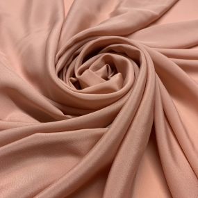Tecido Crepe de Chine Seda Pura Liso Rosa Nude Tecido Crepe de Chine Seda Pura Liso Rosa Nude • Luema Tecidos 2