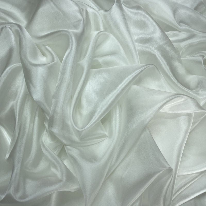 Ponge 5 Seda Pura Off White • Luema Tecidos