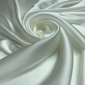 Tecido Cetim de Seda Pura Off White 90cm Tecido Cetim de Seda Pura Off White 90cm • Luema Tecidos 2